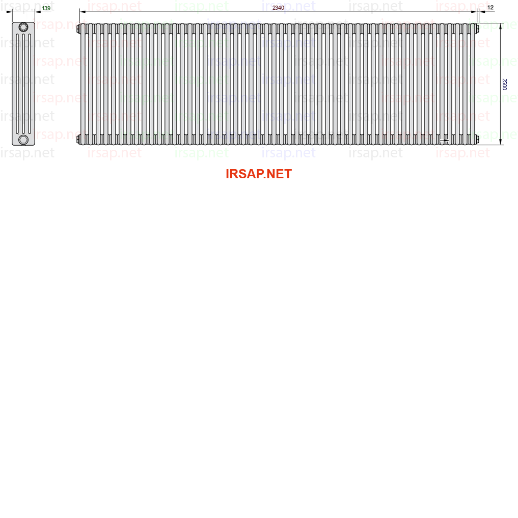 Радиатор IRSAP Tesi 42500/52 T14 CL 01